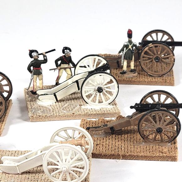 Vintage Military Miniature Toy Soldiers and Cannons Set 56+ Pieces - Picture 14 of 16